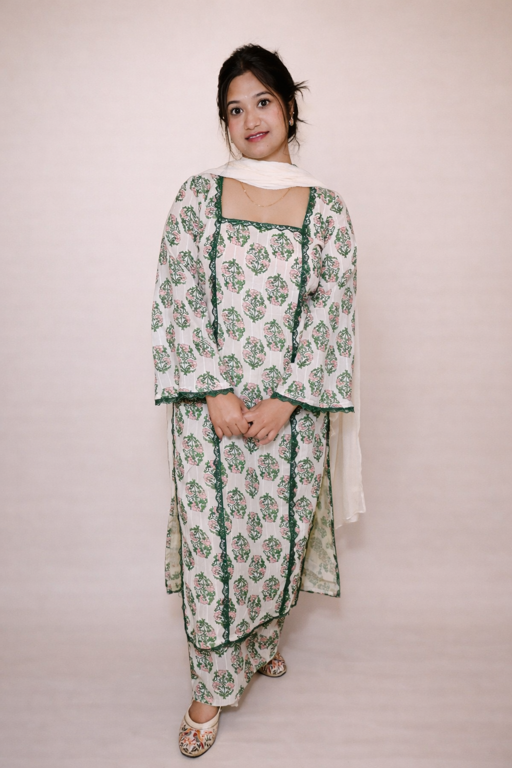 Ruby Printed Kurti Set