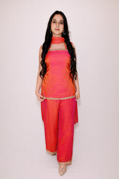 Yodhika Festive Ombre Kurta Set
